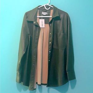 BRAND NEW VEGAN PLEATHER JACKET
